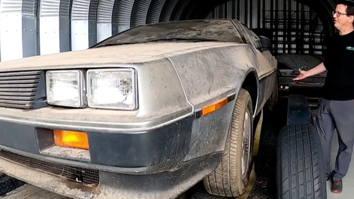 Talk about a time machine: 977-mile DeLorean found in Wisconsin barn